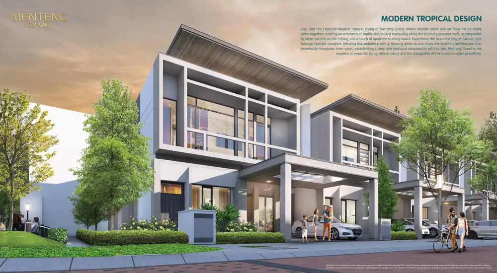Rumah Menteng Grand Paramount Serpong 15 Menit Ke Tol Jkt Merak