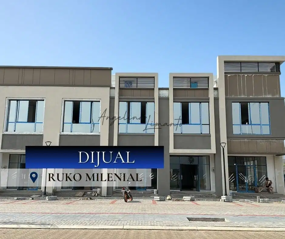 JUAL CEPAT! Ruko Milenial RMBB 4,5x12 PIK2 - Cocok Usaha