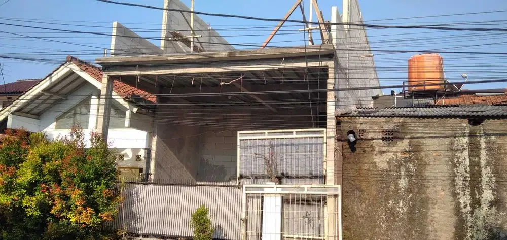 Dijual rumah setengah jadi Kiaracondong bandung termurah strategis