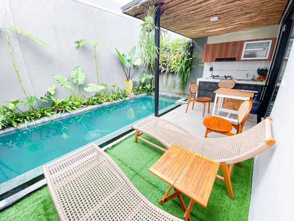 RUMAH FURNISH KOTA BARU PARAHYANGAN ADA KOLAM RENANG