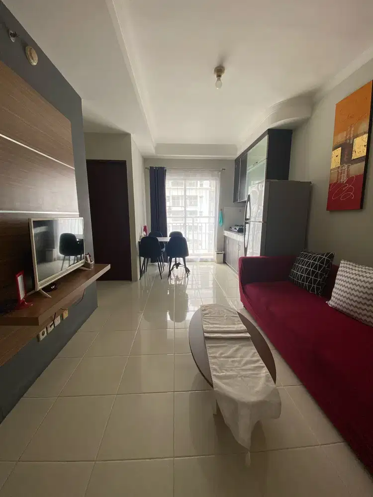 JUAL 2 BEDROOMS FURNISHED BAGUS APT MEDITERANIA GARDEN RESIDENCE 2