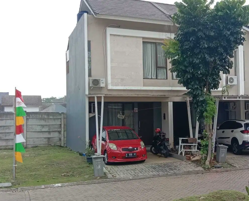 Jual rumah 2 lantai graha raya fortune letak strategis termurah shm