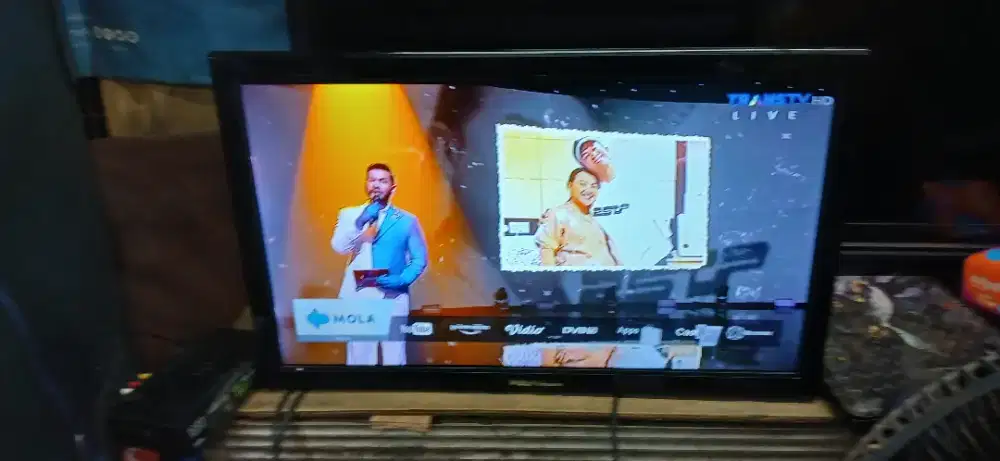 Tv politron led 22 in sudah bisa yutub