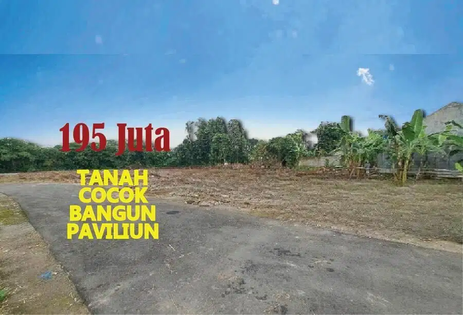 Tanah Murah Kalasan, 1 Jt-an/m, Tepi Aspal, Lingkungan Asri