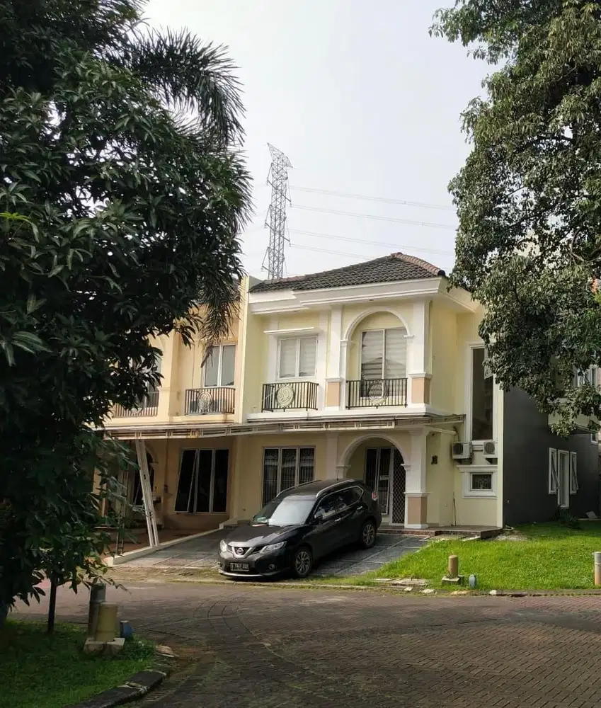 Dijual Rumah Hoek Il Rosa, Gading Serpong Kondisi Bagus Dan Rapih
