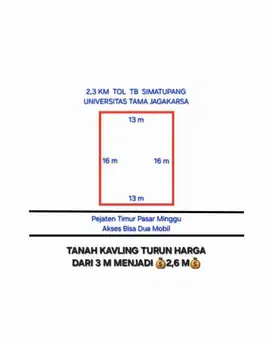 TANAH KAVLING MURAH STRATEGIS DI PEJATEN TIMUR PASAR MINGGU JAKARTA SELATAN