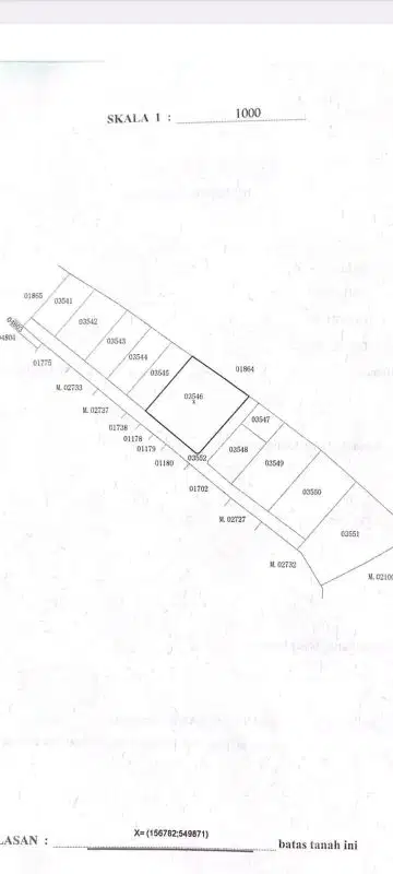 dijual tanah dekt pantai kedunggu