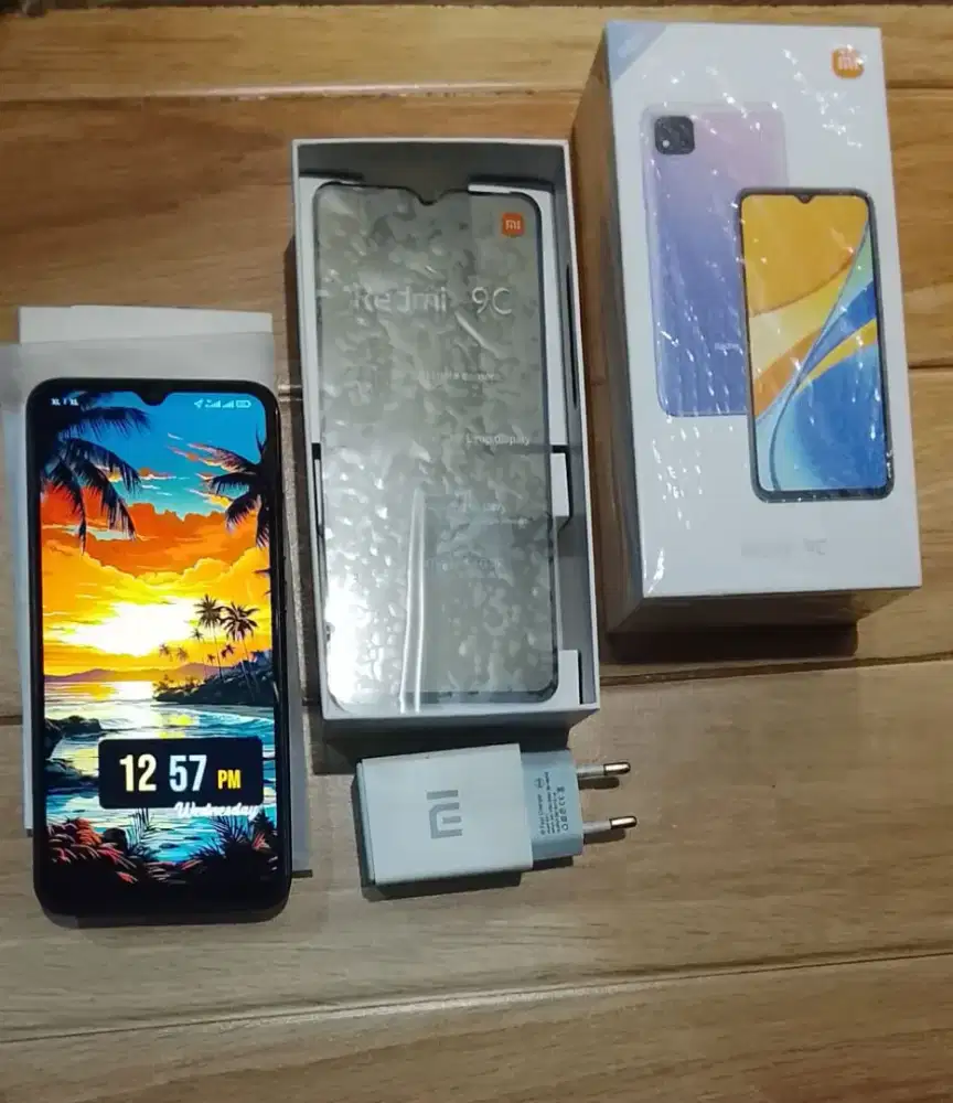 HP murah xiaomi redmi 9c full set