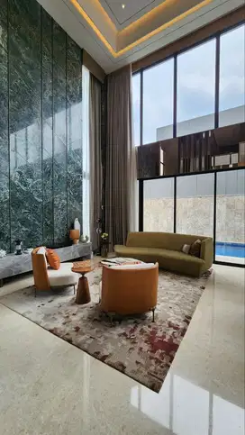 FULL FURNISH! Rumah Mewah 3 Lantai Include Lift Dan Kolam Renang di Navapark BSD
