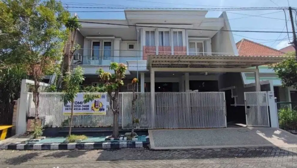 CAKEP Rumah Manyar kartika Minimalis, siap huni, row 3mobil