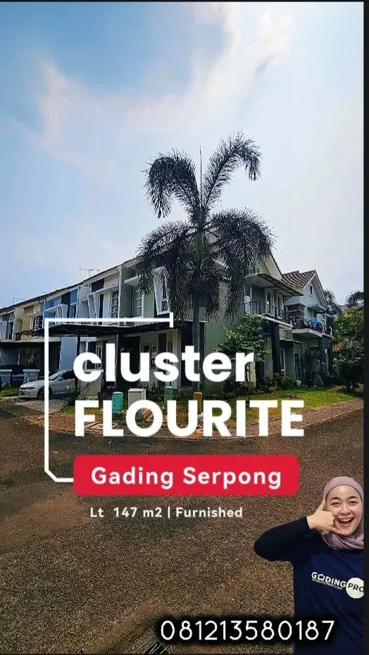 Disewakan Rumah Hoek Furnished di gading serpong