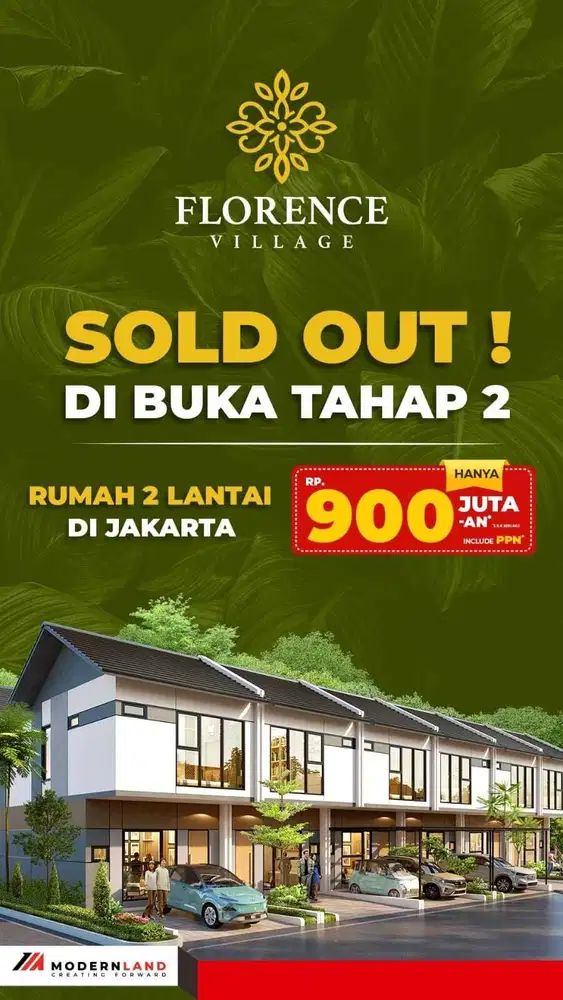Dijual Rumah 2 Lantai Lokasi Strategis di Jakarta Timur