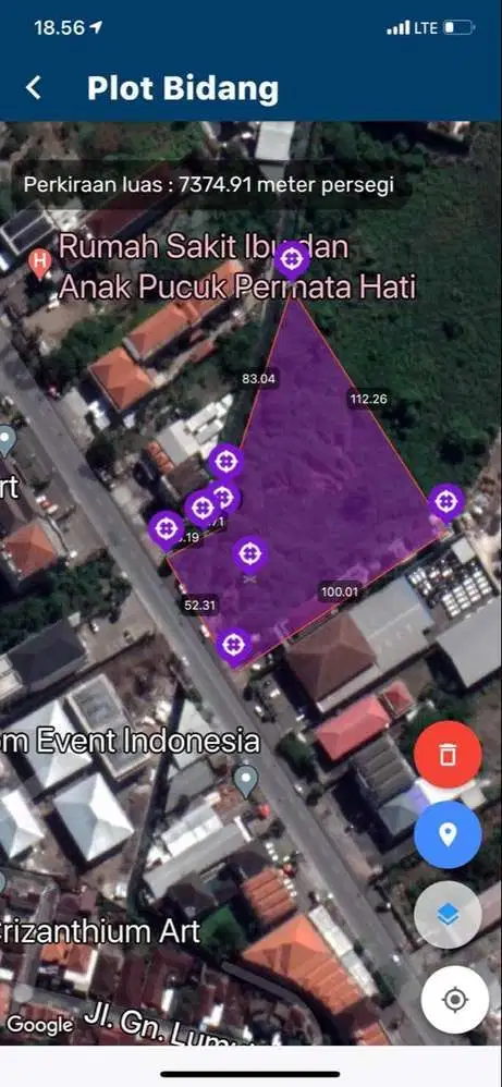 TANAH STRATEGIS JALAN UTAMA TEUKU UMAR DENPASAR