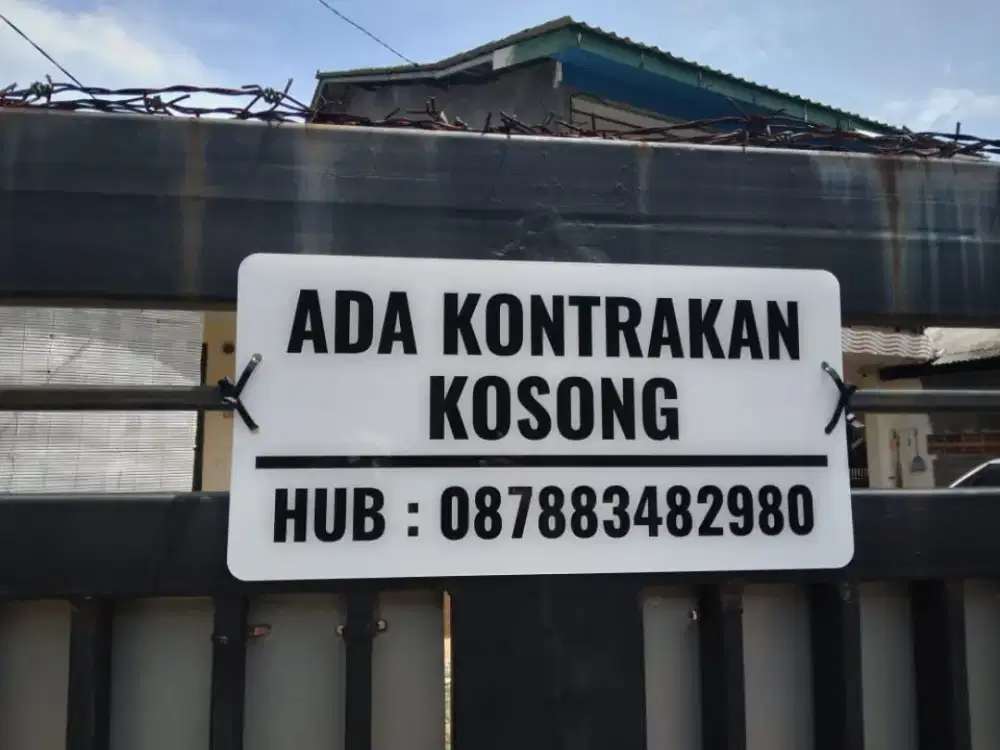 Di kontrakkan (bersih, aman, nyaman, tenteram)