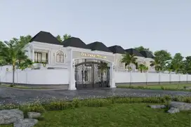 Rumah Mewah di Berbah Sleman Gaya American Style