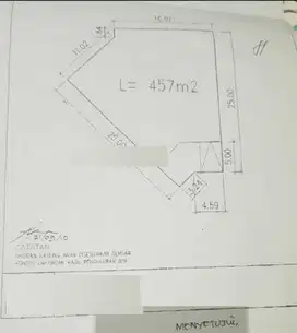 Dijual Kavling SUPER MURAH di Sutera Onyx luas 457m2