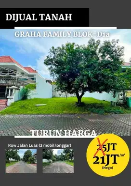 16. TANAH GRAHA FAMILI BLOK D HARGA TERMURAH DAN DALAM CLUSTER