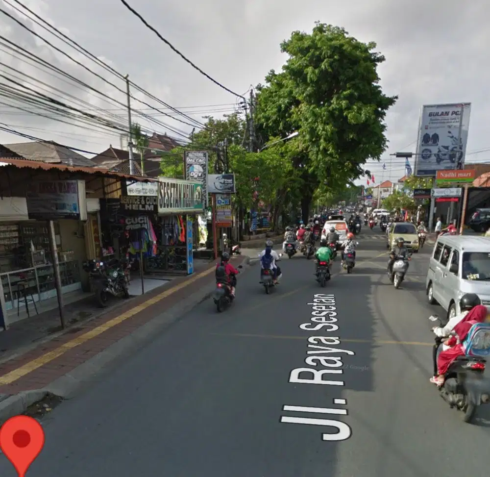 Sale tanah premium 490m2 strategis hook raya sesetan,p saelus jl12mtr