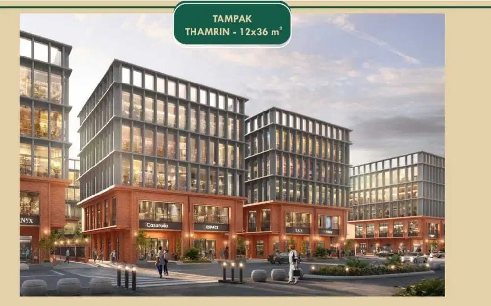 Soho Ginza Uk 12x36 (5 Lantai) Strategis sebrang Menara Syariah