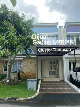 Dijual GADING SERPONG Rumah 2 Lantai Cluster Thomson Full Furnish
