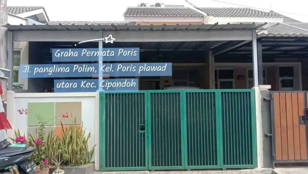 Dijual Rumah Siap Huni – Cluster Graha Permata Poris, Cipondoh