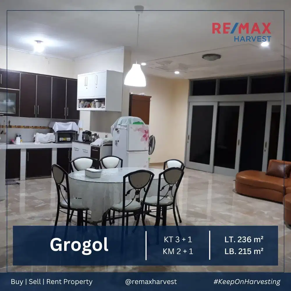 Dijual Murah Harga BU Rumah Tinggal Siap Huni Grogol Jakarta Barat