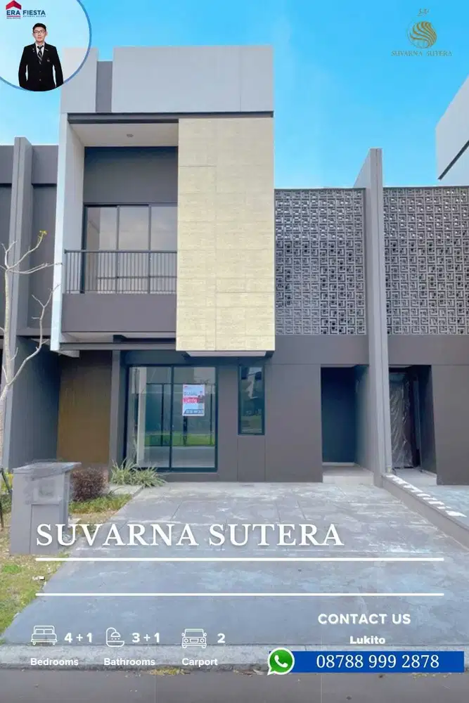 Dijual Cepat Rumah Siap Huni Semi Furnished di Suvarna Sutera