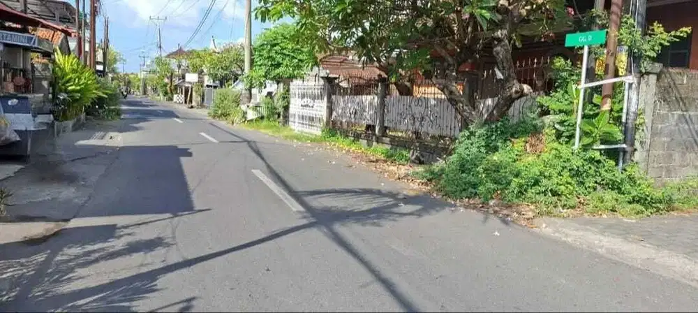 Tanah strategis tk citarum renon dps selatan akses jl 8meter aspal