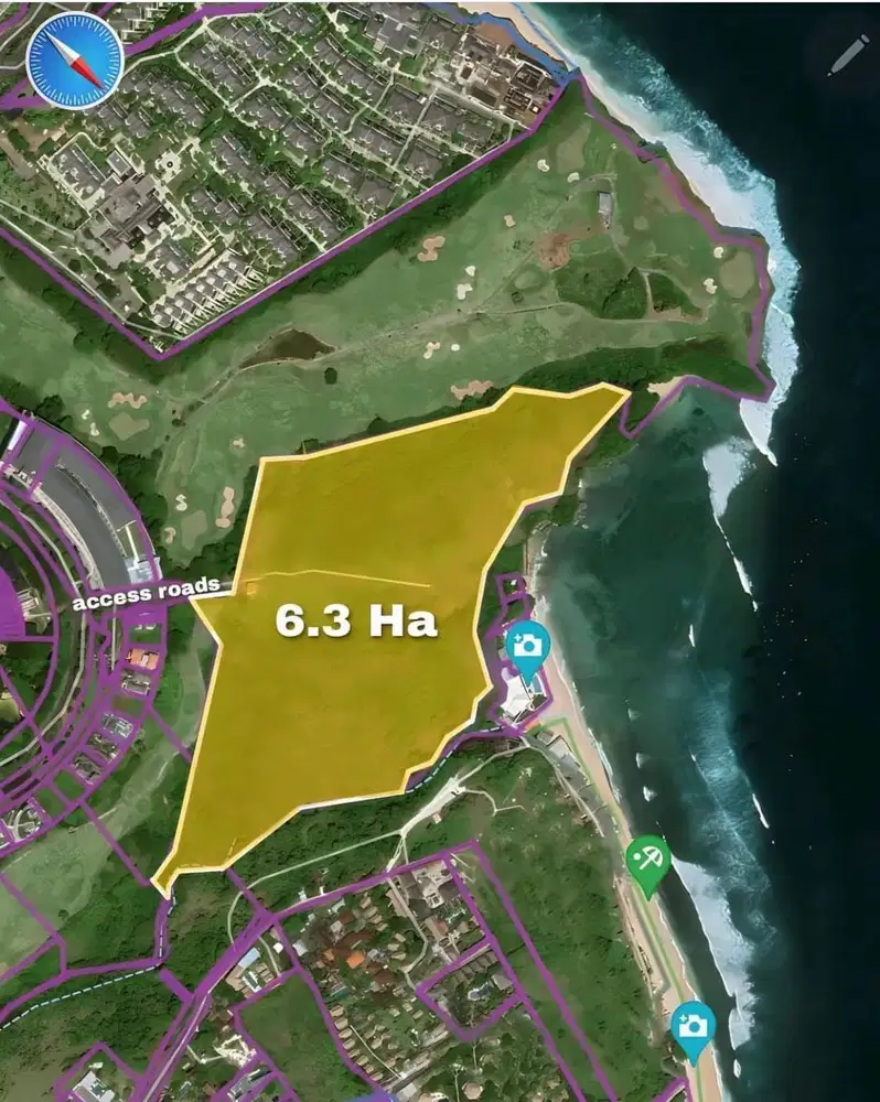 Tanah Spektakuler dan Premium View Puncak Tebing & Lapangan Golf