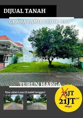 TANAH HARGA TERMURAH DI GRAHA FAMILI SURABAYA