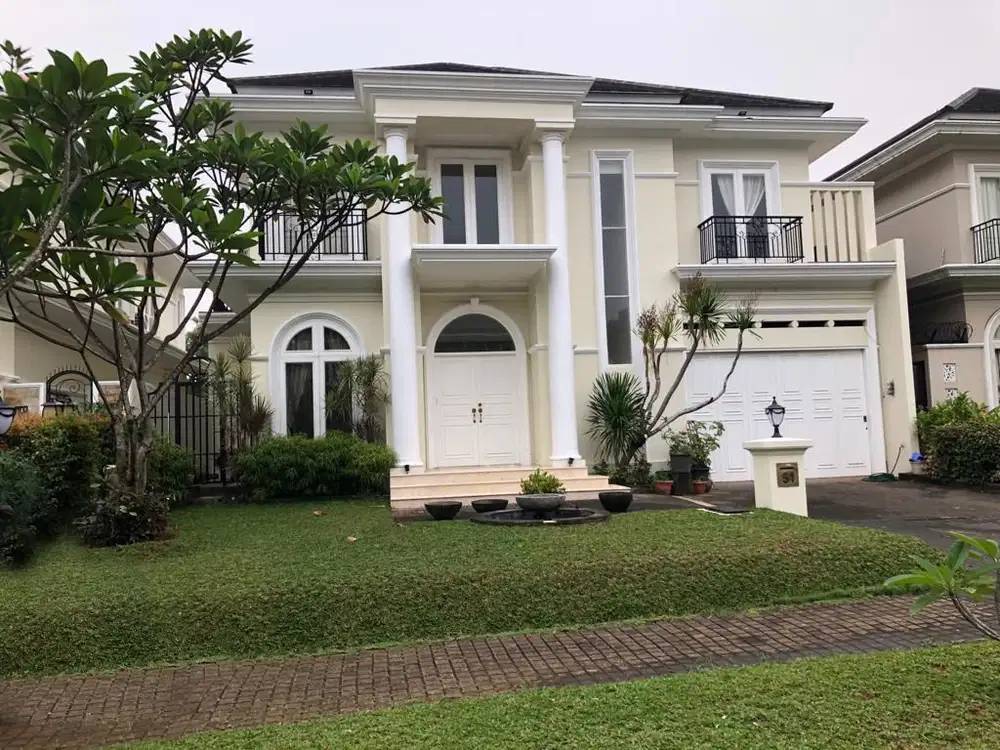 Disewa Rumah Furnished Elegan Mewah Fountainbleau Golf Residence Bsd