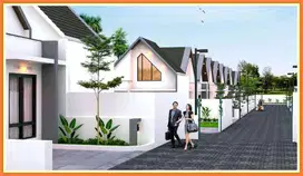 Rumah Cantik Mezzanine Free One Gate System di Ambarketawang