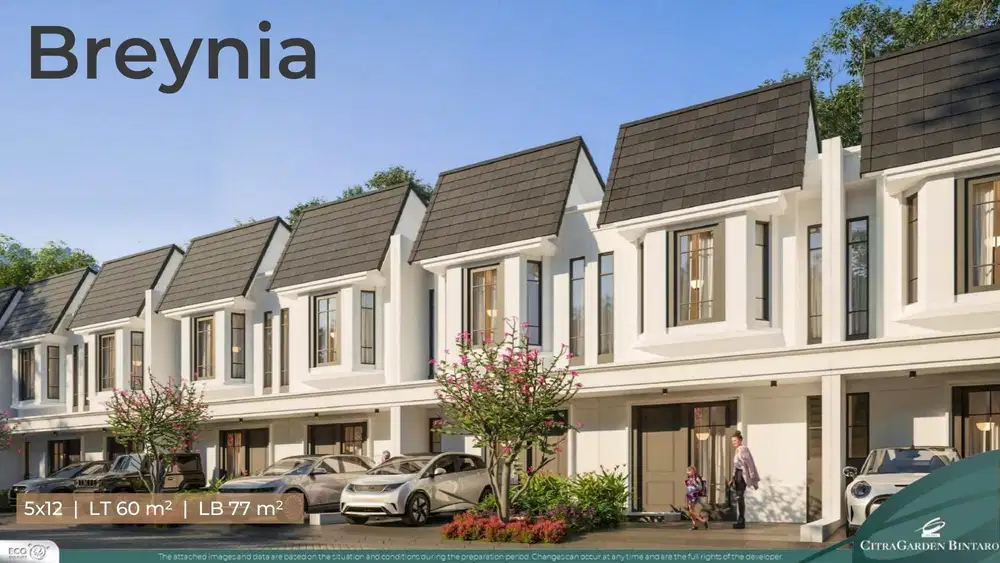 Hunian 2 Lantai Terbaru Citra Garden Bintaro Cluster Calumus
