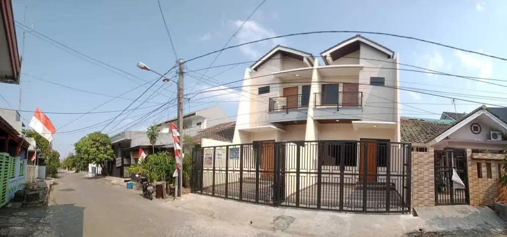 Dijual Rumah 2 Lt Unit Terbatas SHM Siap Huni di Harapan Indah