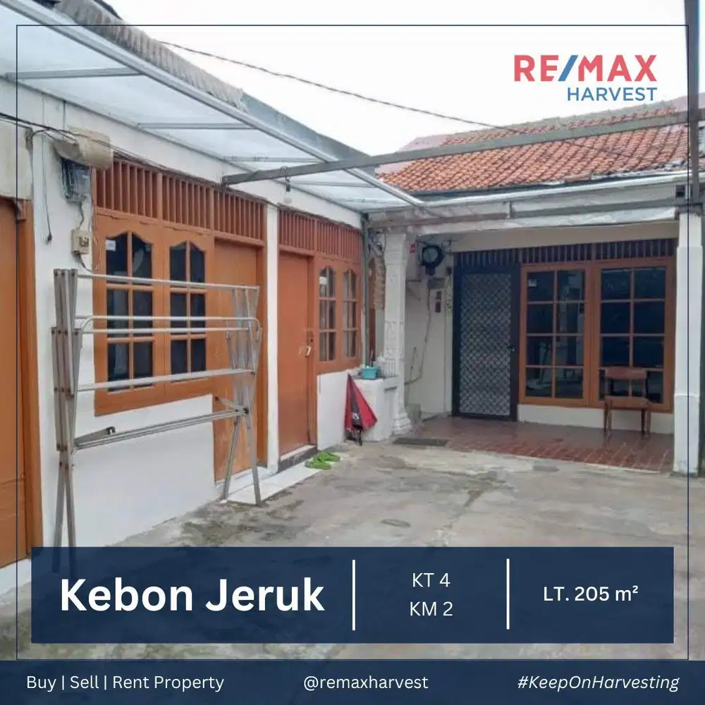 Dijual Murah Tanah Plus Bangunan di Kebon Jeruk Jakarta Barat