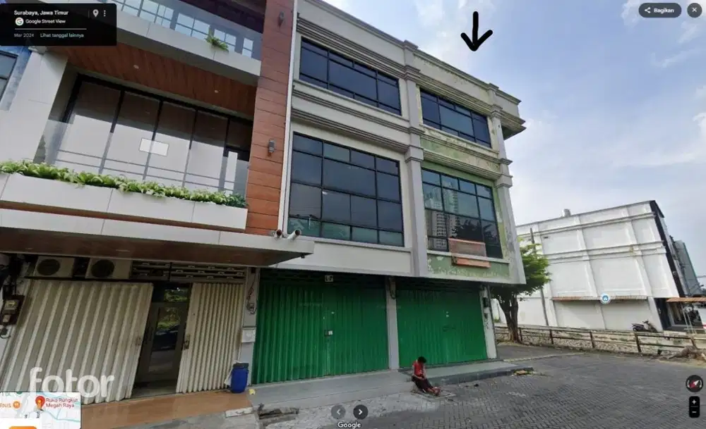 Disewakan Ruko 3 lantai Rungkut Megah Raya Nol Jalan Raya Rungkut