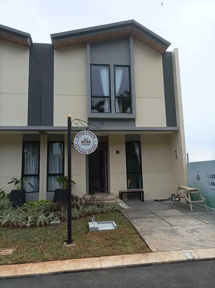 Rumah 2 Lantai Ready Unit di Suvarna Sutera Tangerang Free DP Free AJB