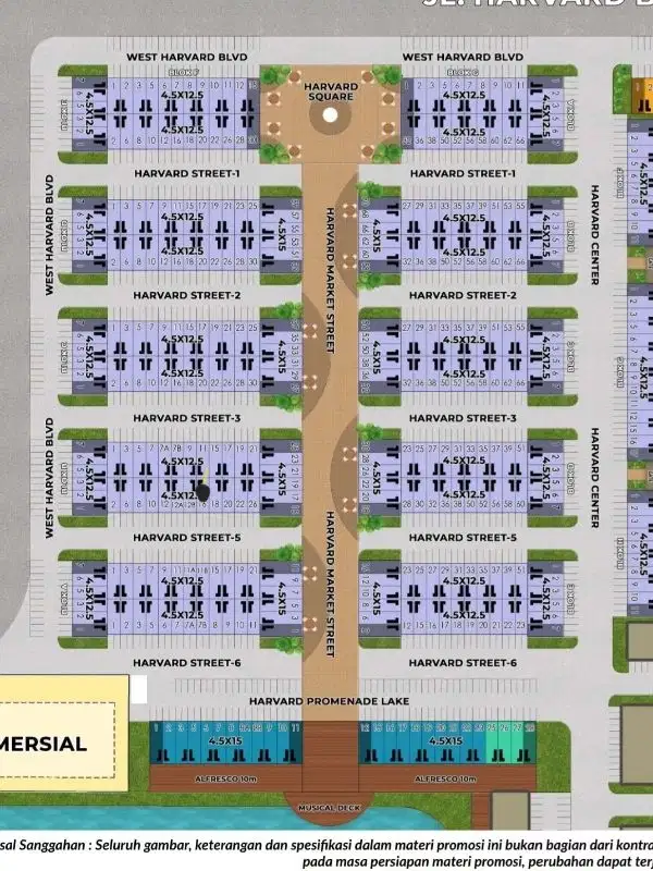 Jual cepat lanjut cicilan Rukan Pik 2 Harvard  Edu City