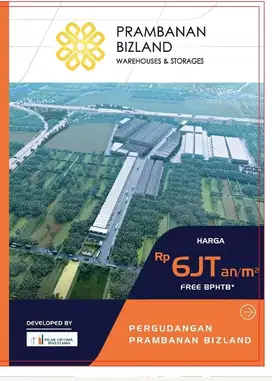GUDANG INDEN DI PERGUDANGAN MODERN PRAMBANAN BIZLAND, CERME - GRESIK
