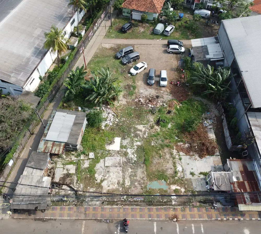 Disewakan Lahan Kosong Lokasi Strategis di Jalan Raya Serpong