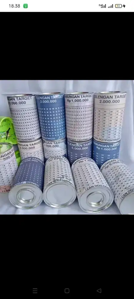 Celengan target  grosir  harga 3000/pcs