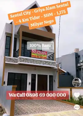 Griya Alam Sentul - Dekat AEON MALL Sentul - 100% New - SIAP HUNI - Sentul CITY