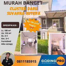 Disewakan Furnished Cluster Daru Suvarna Sutera Cikupa Tangerang