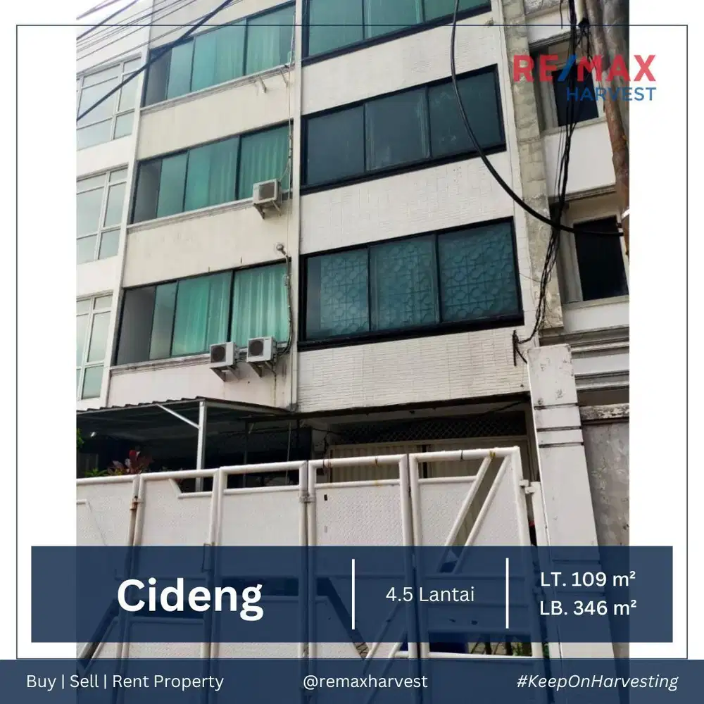 Dijual Cepat Ruko Siap Pakai di Cideng