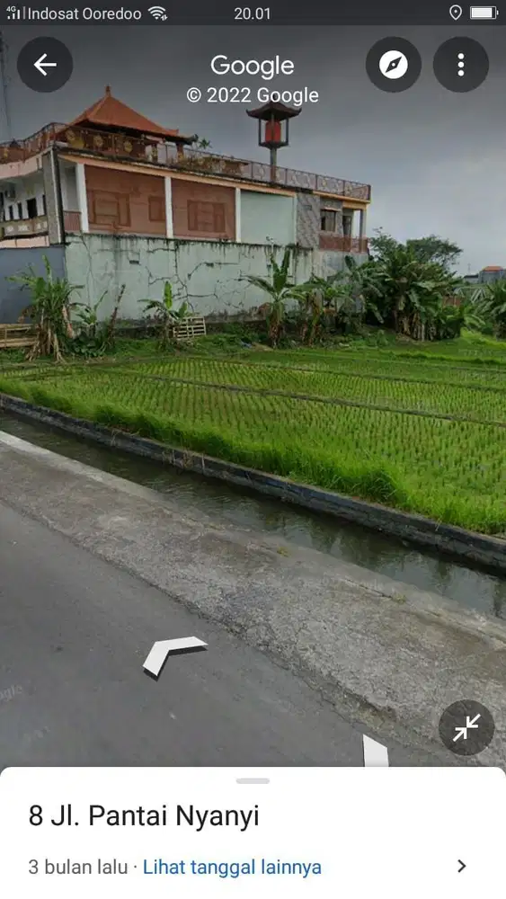 Turun Harga Lahan View Sawah & Los Sungai di Nyanyi