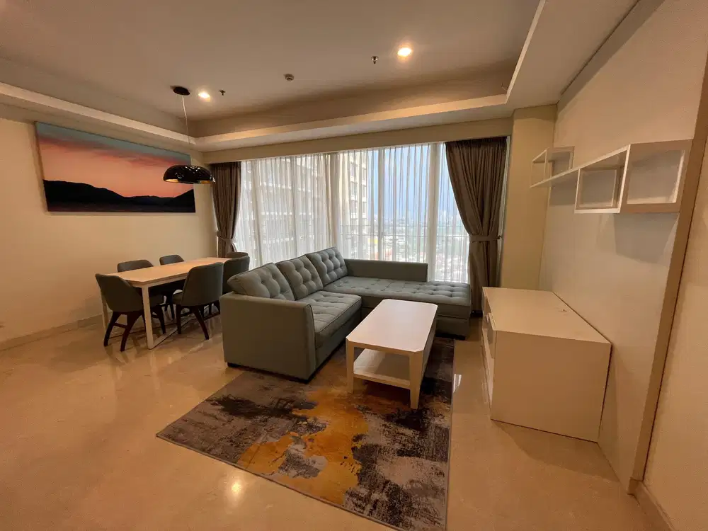 Tower Maya Unit Hook 2BR Luas 138sqm Fully Furnish Sewa Cepat