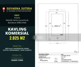 Kavling Komersial Suvarna Sutera