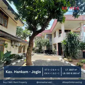 RUMAH LUAS ADA KOLAM RENANG DAN KEBUN DI KAVLING HANKAM JOGLO, SHM