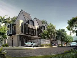 Hunian villa terbaik strategis dekat jalan raya