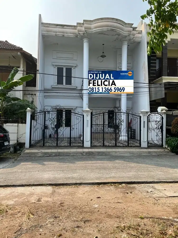 Rumah Sunter Paradise, selatan, Uk 8 x 20, 2lt, 5 Kamar, Turun Harga